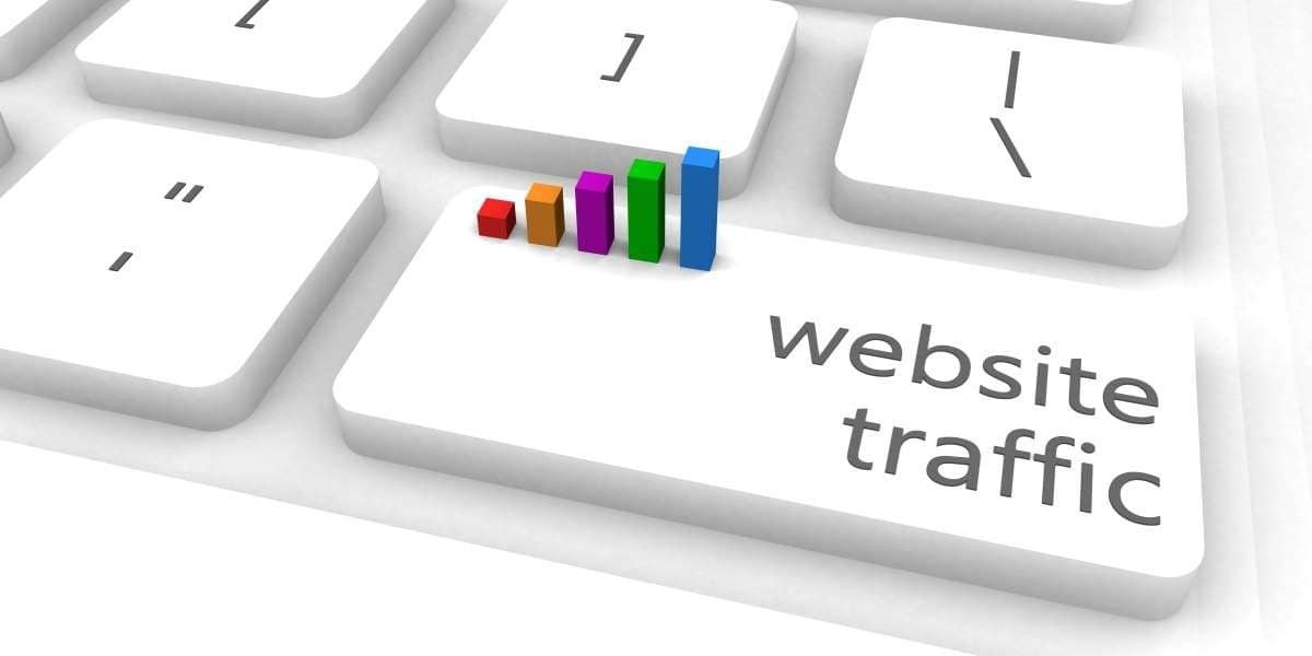 Keybpard saying "Website traffic"
