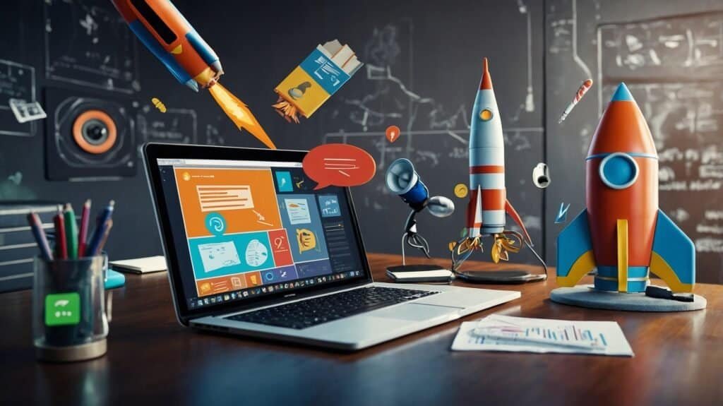 Online course launching