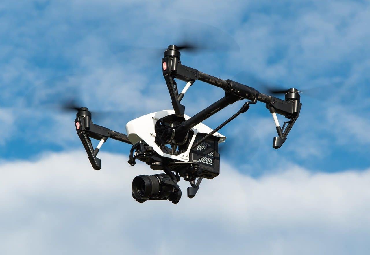 Drone in the air
