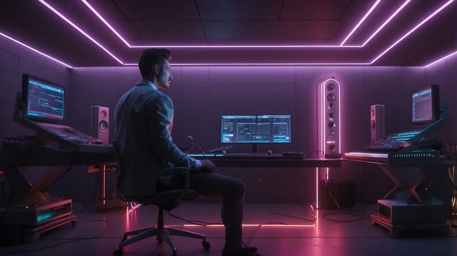 AI voice cloning room