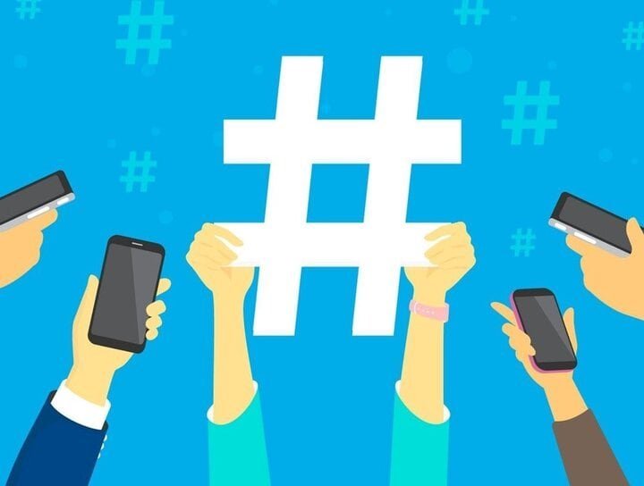 hashtags